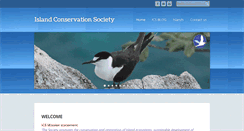 Desktop Screenshot of islandconservationseychelles.com