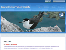 Tablet Screenshot of islandconservationseychelles.com